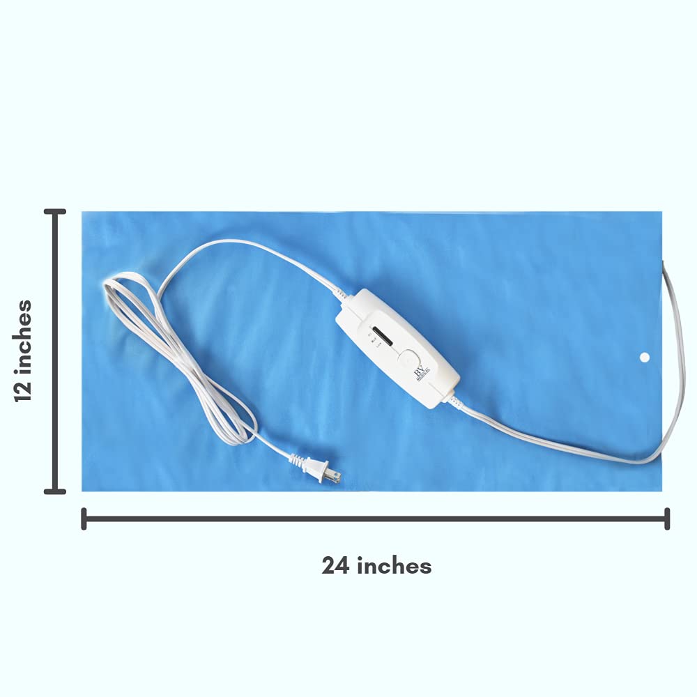 BV Medical heating pad detachable cover for easy hand-wash cleanup.