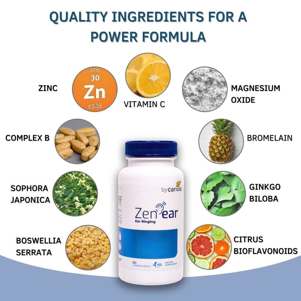 Ginkgo biloba and boswellia in Zen Ear for botanical balance