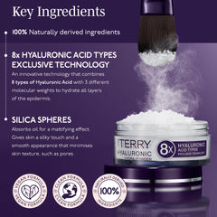 Swirling By Terry Hyaluronic Hydra-Powder yields a soft-matte blur on skin.