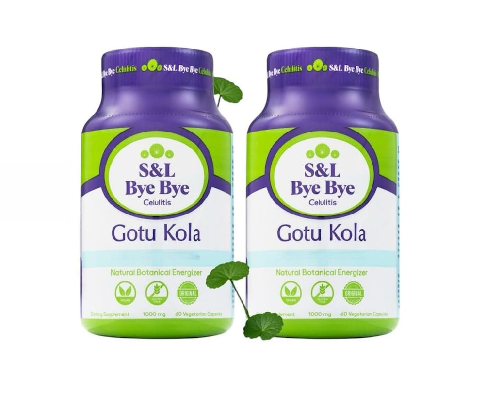 Bye Bye Gotu Kola bottle close-up highlighting skin hydration support