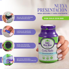 Bye Bye Gotu Kola capsules on shelf for daily self-care