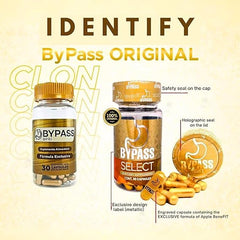 BypassSelect herbal formula label close-up for wellness and sustained daily use