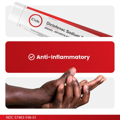 C'rcle Diclofenac gel on knee provides targeted pain relief