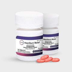 C'rcle Omeprazole 20mg tablets arranged for daily use