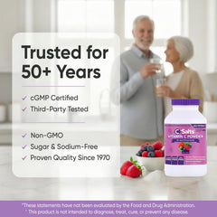 C-Salts Vitamin C powder packaging image signaling bulk supply and value.