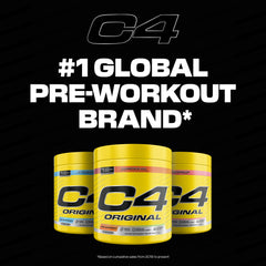 C4 Original Hawaiian Punch gym-scene conveys sustained endurance for heavy training