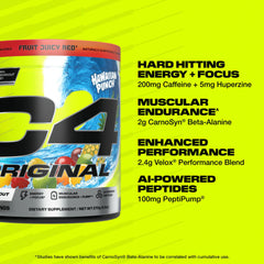 L-Citrulline and L-Arginine blend in C4 for nitric oxide pumps