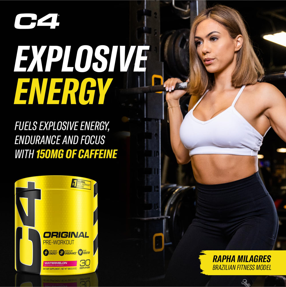 C4 Original powder dissolving in water demonstrating fast mix for training