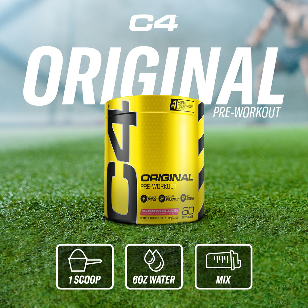 C4 Original packaging emphasizing trusted pre-workout heritage