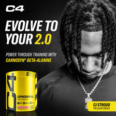 C4 Original shaker with Strawberry Margarita ready for training