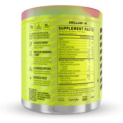 C4 Original Watermelon label close-up with ingredient details.