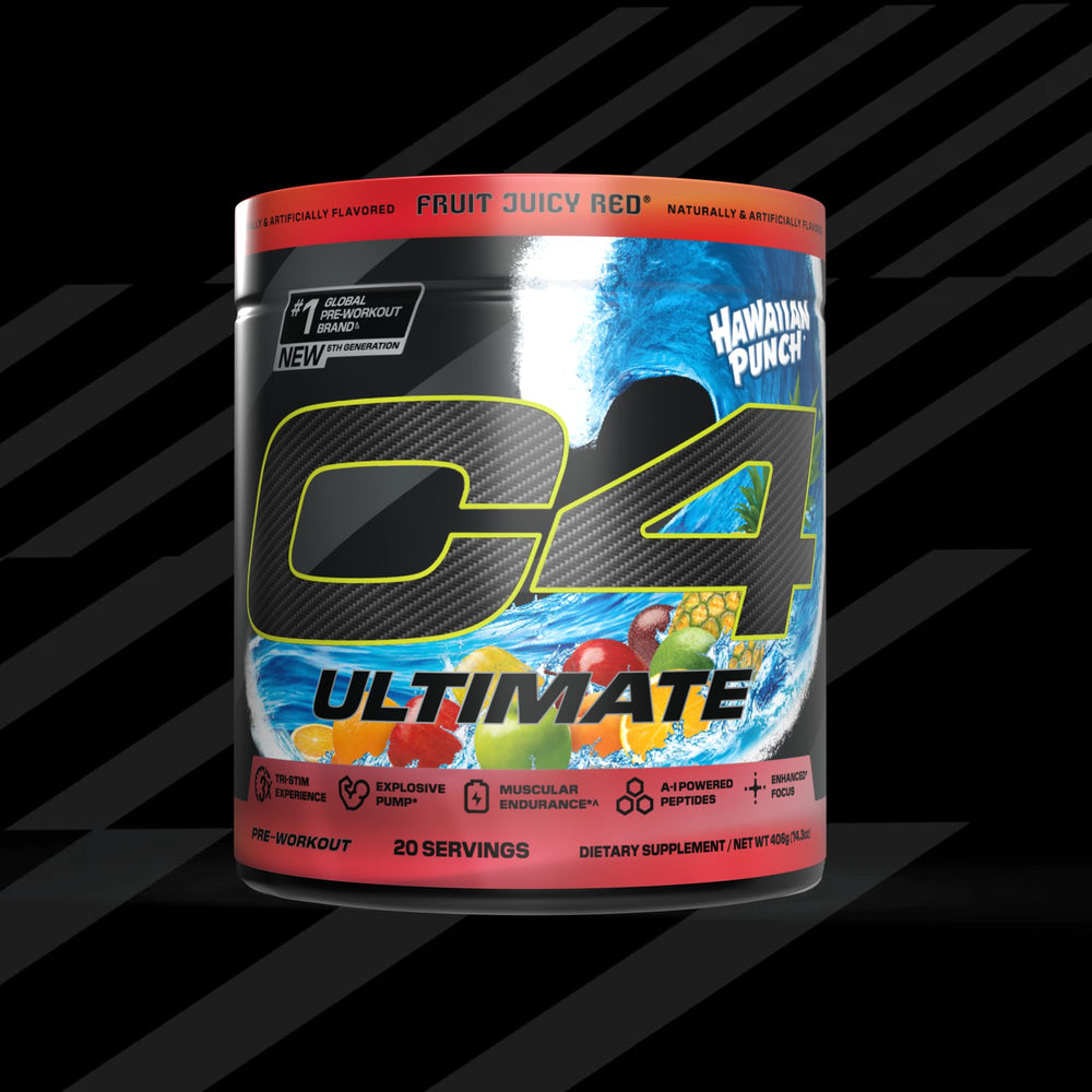 C4 Ultimate 20-serving bottle supports regular training.