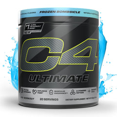 C4 Ultimate Frozen Bombsicle can—pre-workout energy boost