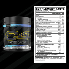 C4 Ultimate ICY Blue Razz scoop measured for precise serving.