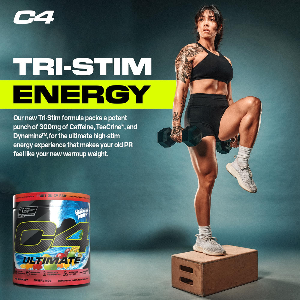 C4 Ultimate mental focus reinforces mind-muscle connection.