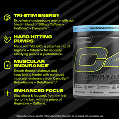 C4 Ultimate packaging display on a store shelf
