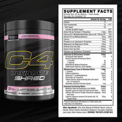 C4 Ultimate Shred velo-pumps illustration suggests intense pumps during workouts
