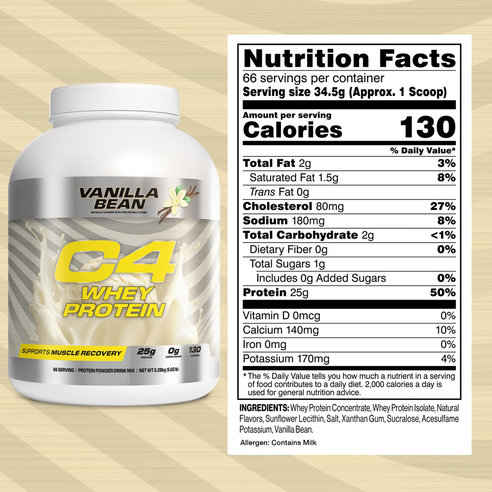 C4 Reese's Peanut Butter & Chocolate powder with creamy PB&Chocolate taste and protein.