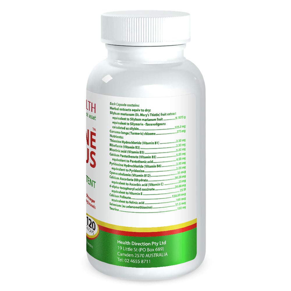 Cabot Health LivaTone Plus label detail highlights turmeric and herbal liver support blend.