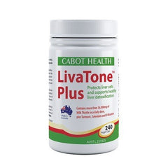 Cabot LivaTone Plus Turmeric capsules shown to encourage a simple daily routine.