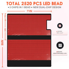 cabpay red light therapy blanket cocoon design — versatile home sessions with cocoon option.