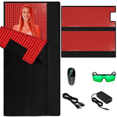 cabpay red light therapy blanket face — full-body coverage for facial comfort and skin vitality.