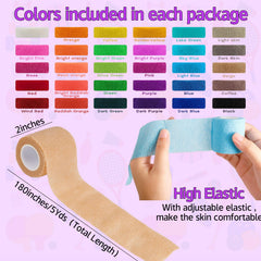 CACASO colorful 120 roll pack enabling color coding
