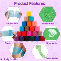 CACASO hand tearable wrap allows quick adjustments without scissors