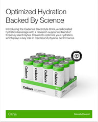Cadence Electrolyte Drink Citrus 12-pack highlights keto-friendly electrolyte supply.