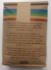 Cafe Mam Enema Coffee hillside Chiapas beans in natural light