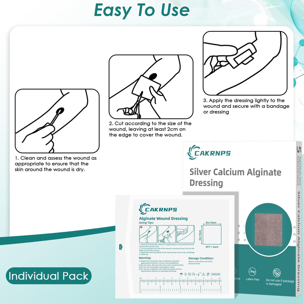 CAKRNPS versatile wound dressing for home and clinical settings.