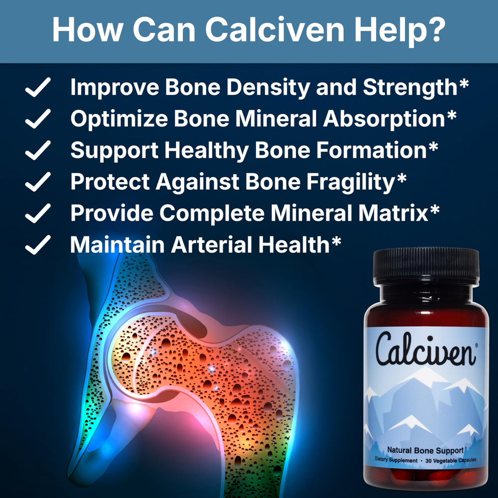 Calciven calcium-magnesium-boron tablets showing mineral balance
