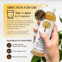 Caleb Treeze travel-friendly tonic bottle for on-the-go relief