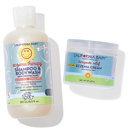 California Baby Eczema Cream 2oz tube ready for gentle relief.