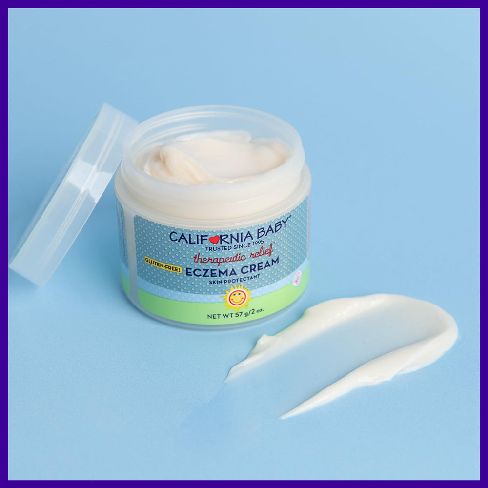 California Baby Eczema Cream lavender-oil scene illustrating calming scent for kids