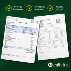 Calivita ParaProteX ingredients list emphasizing vegan formula