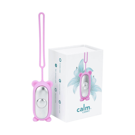 CalmCarry Glowco bear-shaped device for gentle bedtime relaxation.