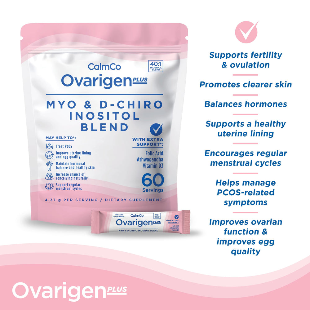 CalmCo Ovarigen Plus dissolves easily in water for daily use
