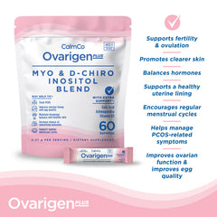 CalmCo Ovarigen Plus dissolves easily in water for daily use