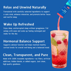 Calmify packaging shows a sugar-free formula and herbal-mineral blend.
