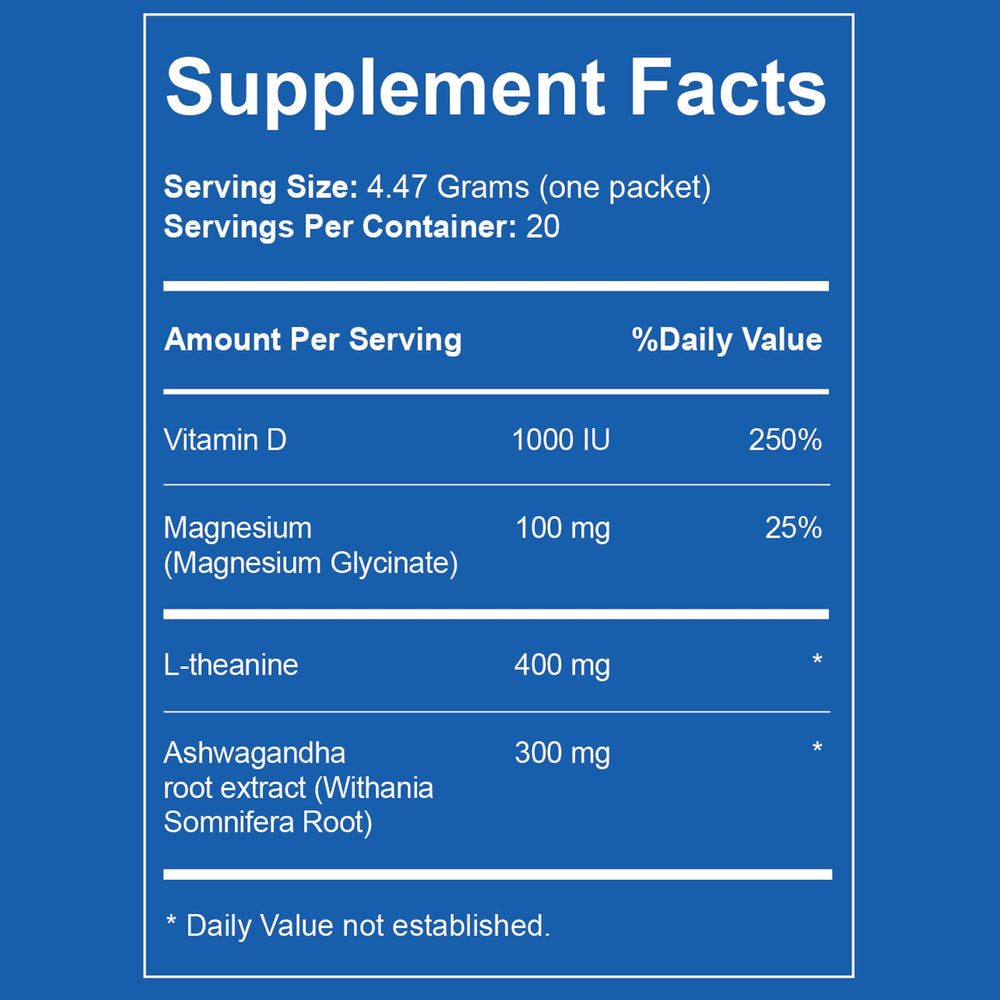Calmify pour of the cortisol drink easy to mix for quick mood support.