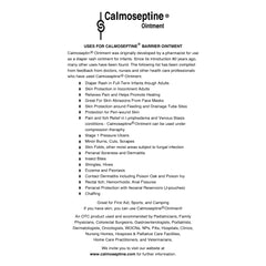 Calmoseptine used for diaper-area care to shield skin from moisture.