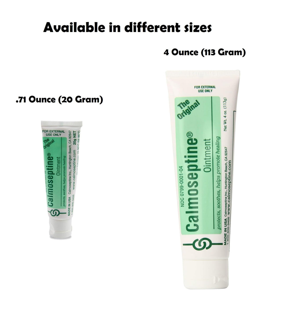 Calmoseptine packaging displayed on retail shelf