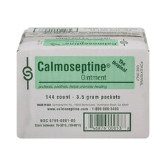 Calmoseptine skin barrier ointment applied to soothe irritated skin.