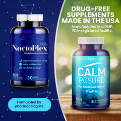 CALMPOSURE NoctoPlex lifestyle use for better evenings at home