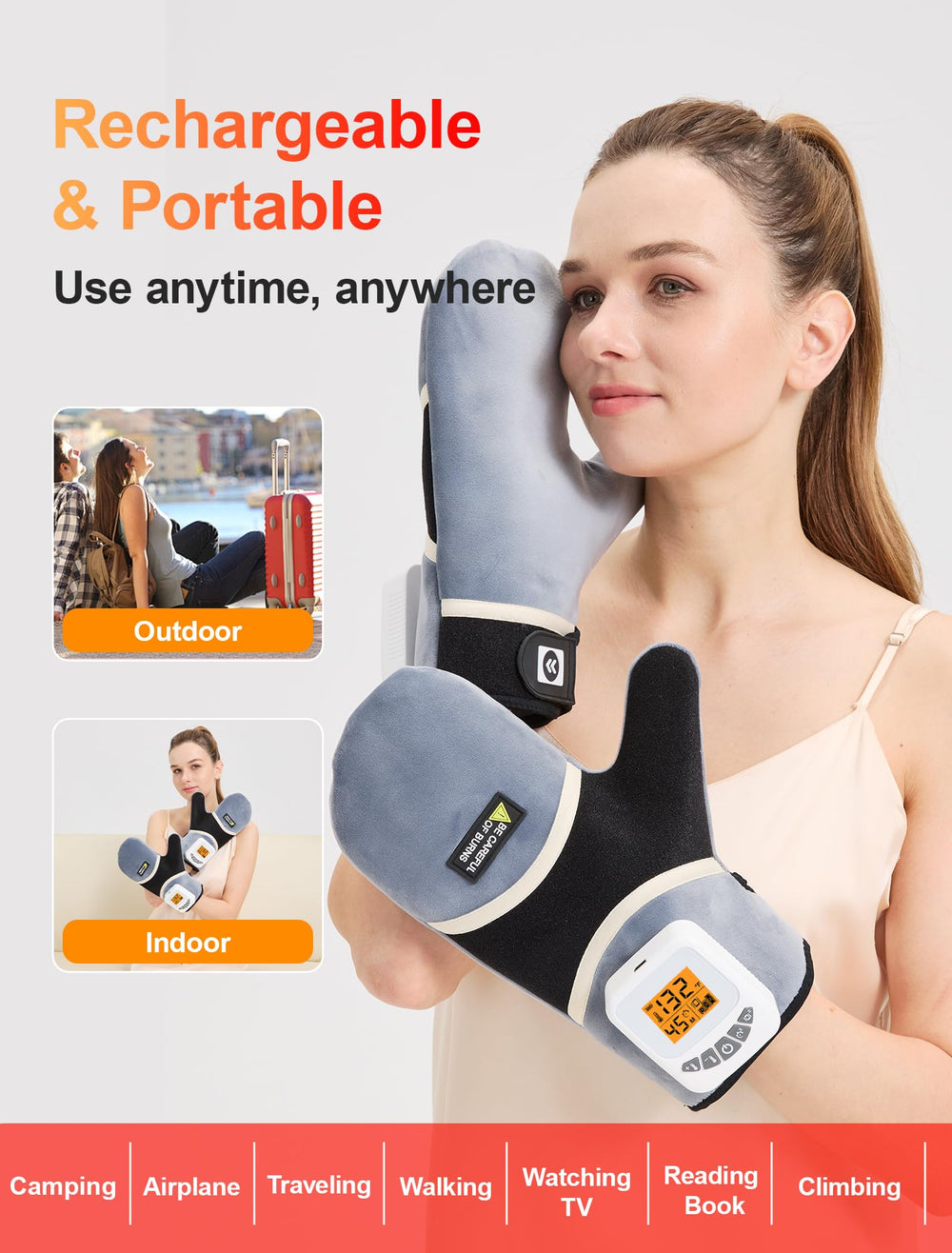 CAMECO portable ergonomic design fits hands for on-the-go use