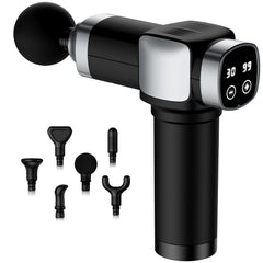 CAMEFER Deep Tissue Massage Gun front view showing compact handheld design for targeted relief.