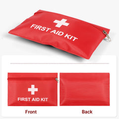 Camoredy empty mini first aid kit bag red car travel ready.