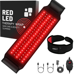 Capriccio red light belt front view shows portable wellness design.