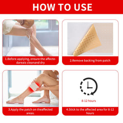 Capsaicin patches pack collection for storage and reuse